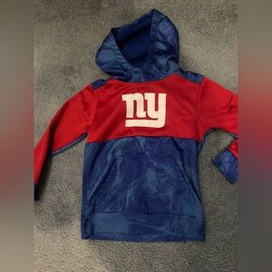 NFL Kids Red and Blue NY Giants Hoodie